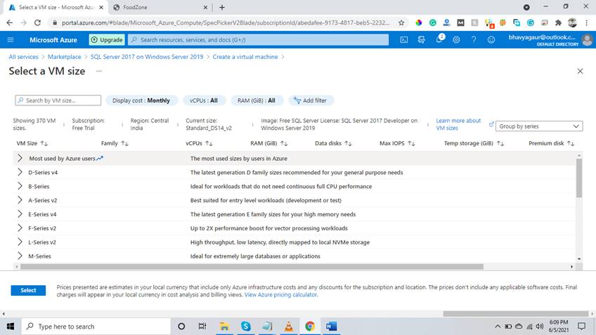 How To Create A SQL Server Instance In The Managed Virtual Machine